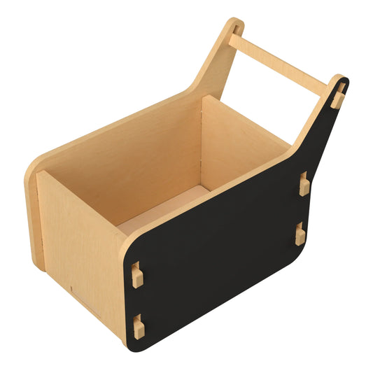 Wooden Push Cart & Wagon