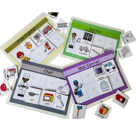Community Helper and their Tools Sorting Activity Game