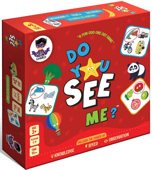 Do You See Me  - A Fun Odd One Out Flashcards Game