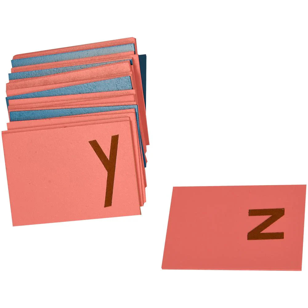 English Small Alphabet Sandpaper