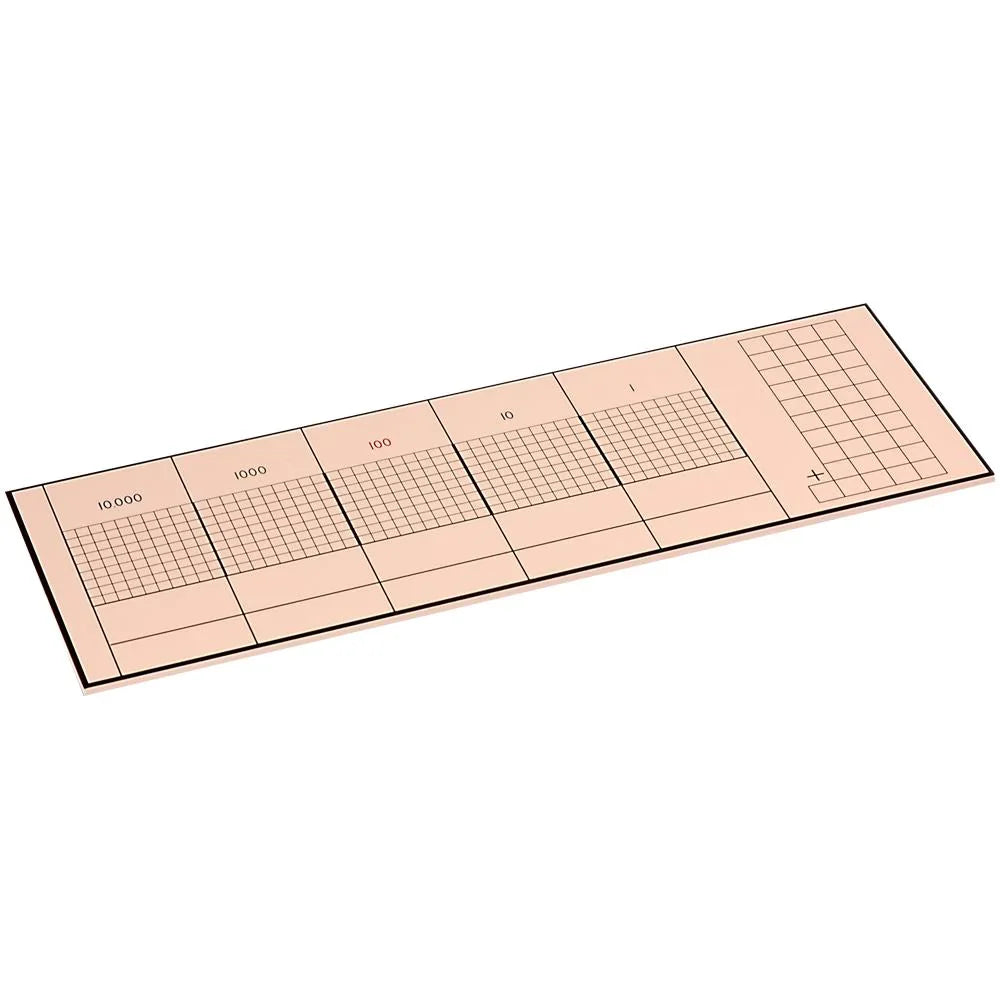 Montessori Dot Game with Addition Practice Learning Board