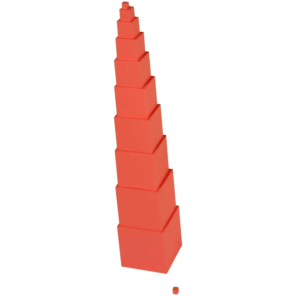 Montessori Pink Tower Stacker Toy
