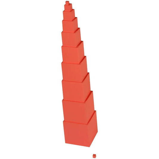 Montessori Pink Tower Stacker Toy