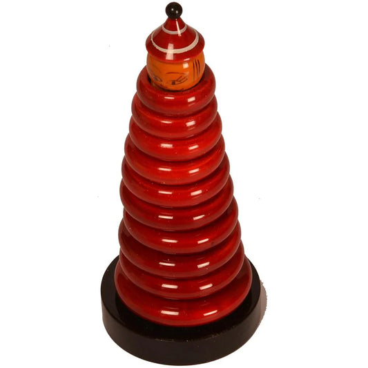 Red Rings Joker Stacking Ring toy