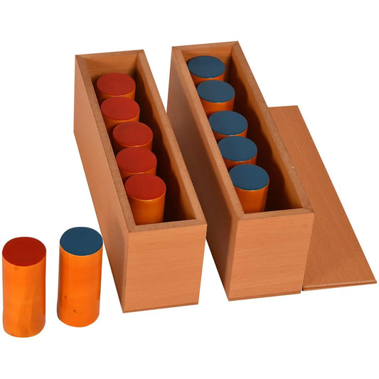 Wooden Montessori Teaching Learning Cylinder Box