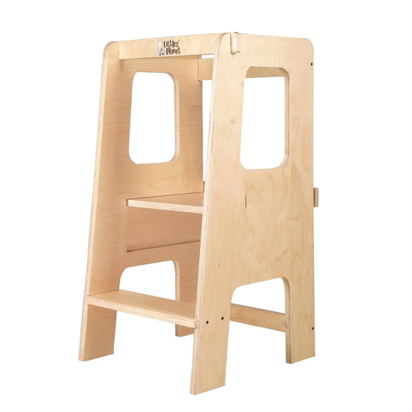 Elevate Little Helpers: The Magic of a Wooden Learning Tower in Your Home