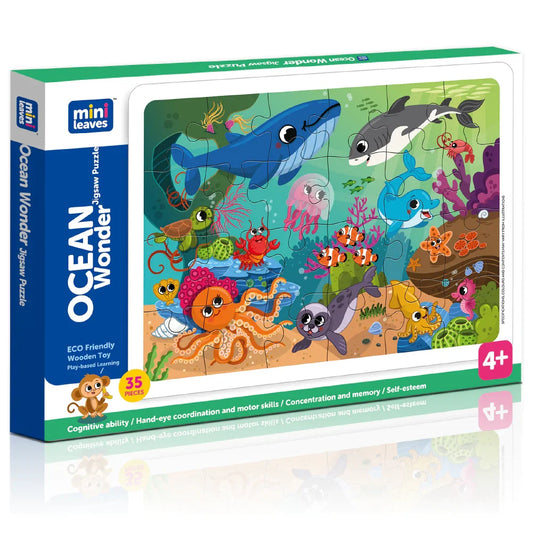 Ocean Animal Jigsaw Wooden Puzzle