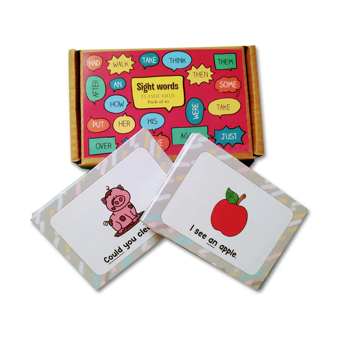 Sightwords Flashcards - Pack of 40