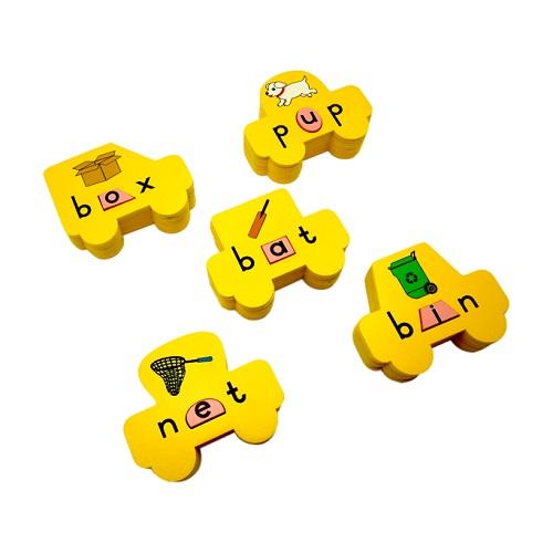 Igniting Early Reading Skills: A Playful Journey with Vowel Cars Wooden Toy