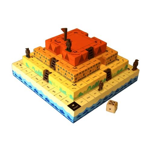 Words Step And Slide English Wooden Toy