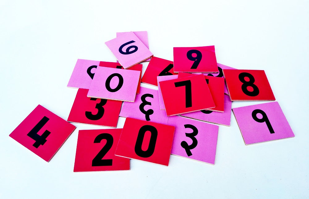 Wooden 1 to 10 Marathi & English Numbers Chip