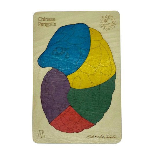 Wooden Chinese Pangolin Puzzle Board
