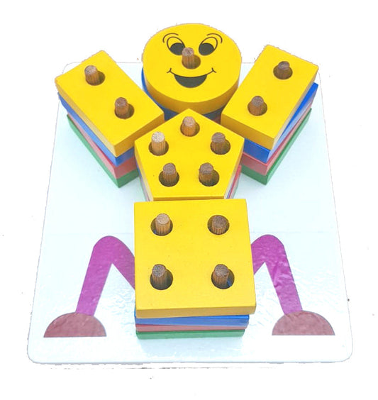 Wooden Joker Mind Puzzle