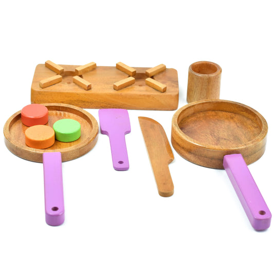Wooden Kitchen Set Play Toy
