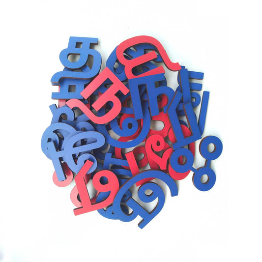 Wooden Magnetic Tamil Letters