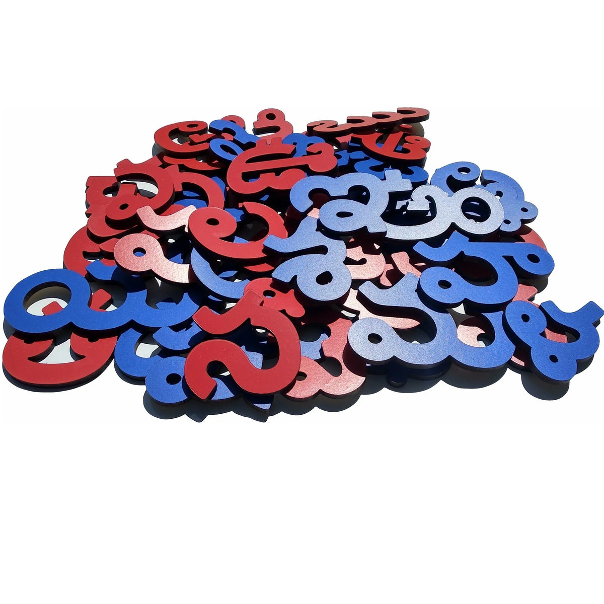 Wooden Magnetic Telugu Letters