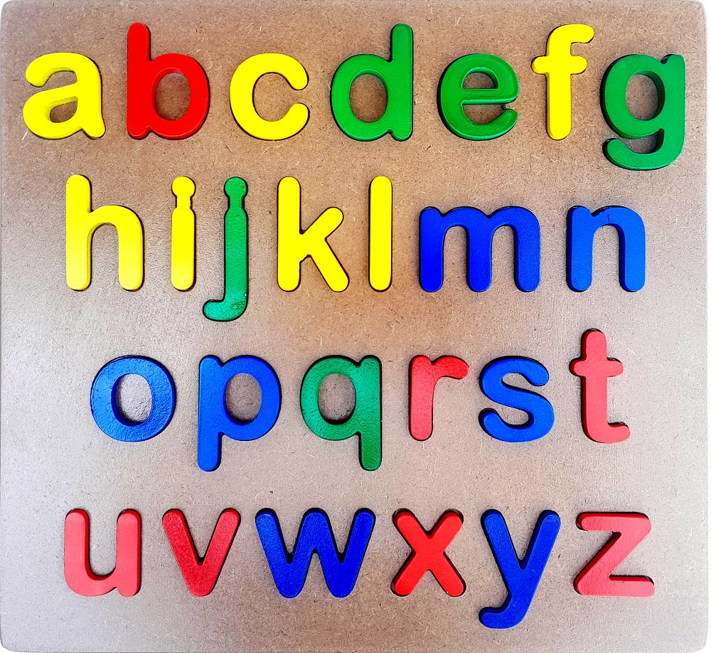 Wooden Small Alphabet Slate Puzzle