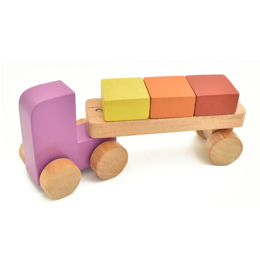 Wooden Transport Truck Play Toy