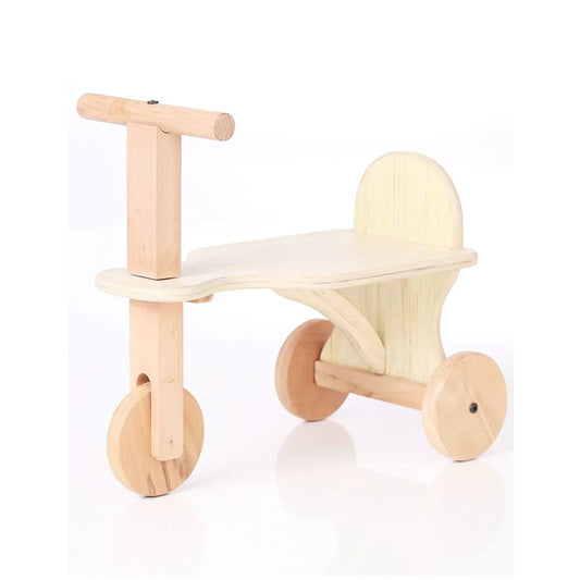 Wooden Tuk Tuk Tricycle - Natural