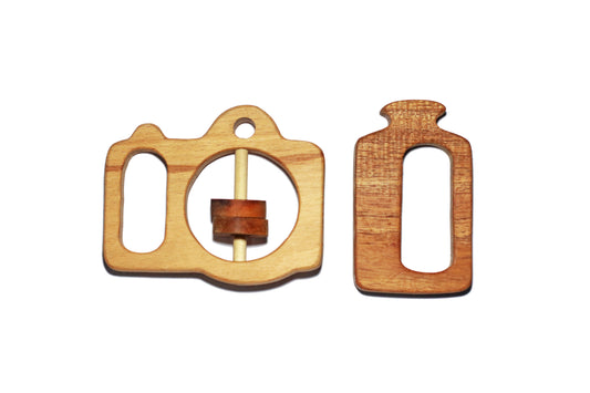 Wooden the Capture Rattle