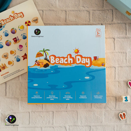 Beach Day Activity Board Game