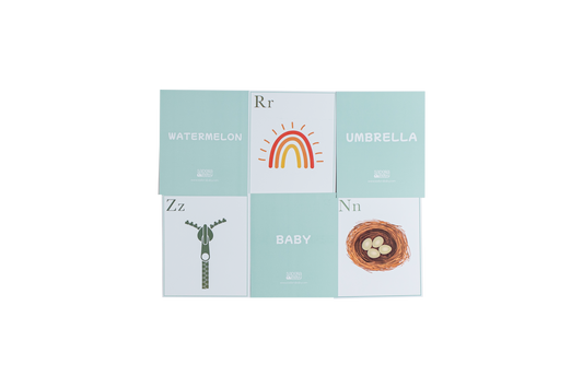 A-Z Alphabet Adventure Flashcards