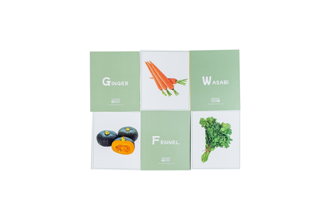 Vegetables Veggie Vision Flashcards