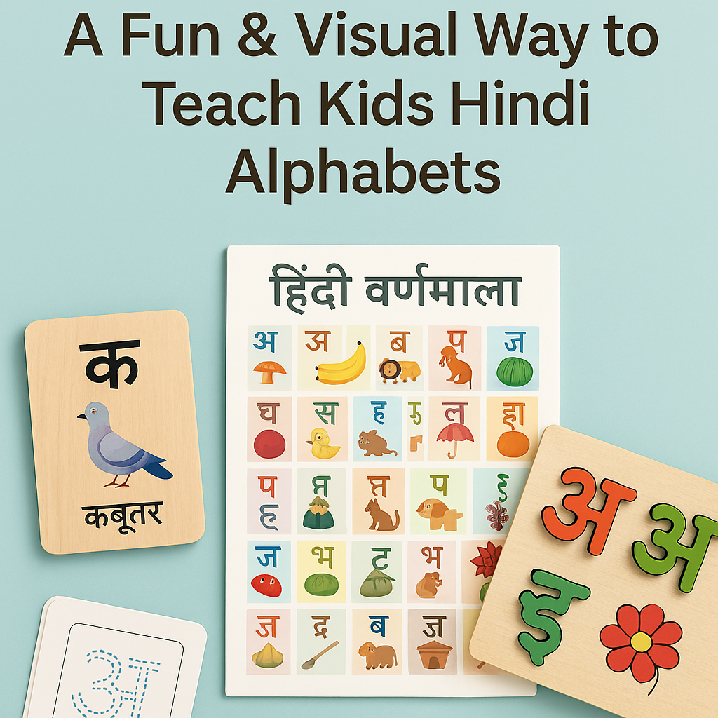 A Fun & Visual Way to Teach Kids Hindi Alphabets