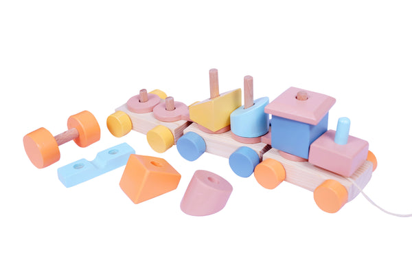 All Aboard for Learning: Exploring the Benefits of a Blocks Train Pull Along Toy