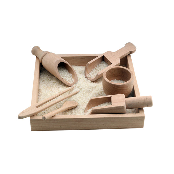 Nurturing Little Hands: Why Wooden Sensory Bin Tools Are Essential for Toddler Play