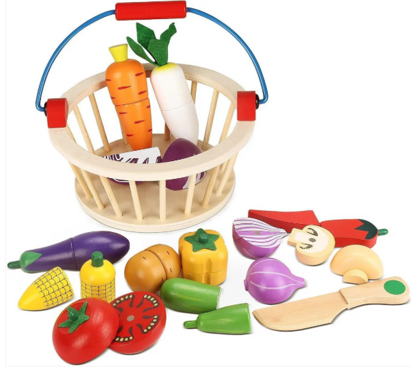 Little Chefs, Big Skills: Exploring the Magic of Wooden Magnetic Vegetables