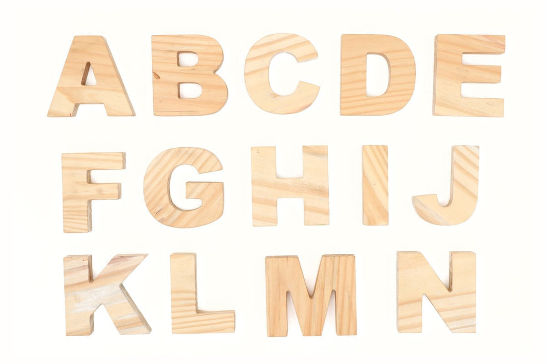 Wooden Alphabets Uppercase - Jumbo
