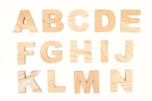 Wooden Alphabets Uppercase - Jumbo