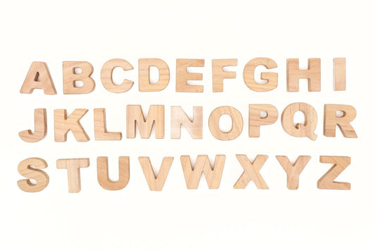 Wooden Alphabets Uppercase - Medium