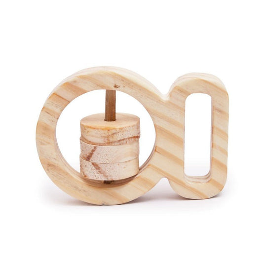 Wooden Grasping Rattle for Babies