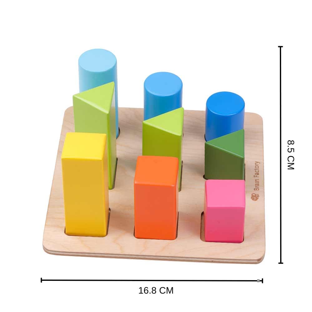 Wooden Shape Sorter for Kids
