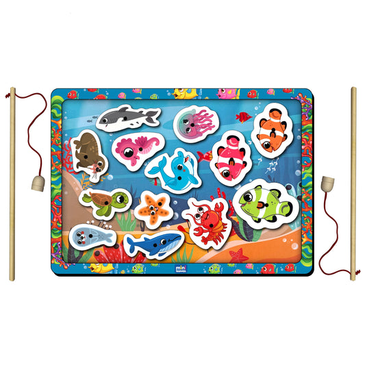 Wooden Magnetic Fishing Toy set