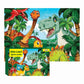 SkilloToys Dino Land 35-piece jigsaw puzzle for kids with colorful dinosaur illustrations