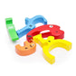 Wooden Elephant Family Puzzle Stacking Toy