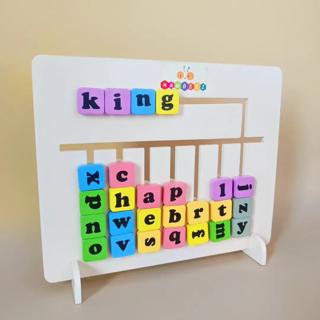 Kids' language development toy for ages 4 and up, enhancing spelling skills