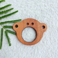 Wooden Ape And Lazy Panda Neem Teethers