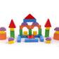 Wooden Basic Shapes Building Blocks - Set of 36 Pieces