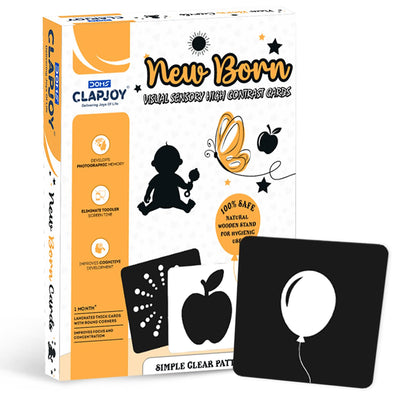 Black and White Flash Cards for New Born Babies