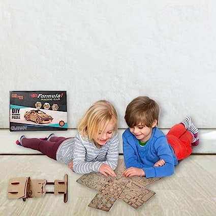 Buy 3D Wooden Puzzle Racing Car - SkilloToys.com