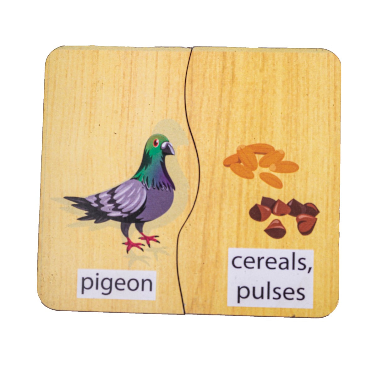 Animal & Their Food Learning Puzzle