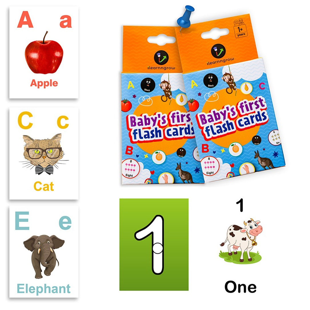 Baby's First Alphabets Flashcards (26 Cards)