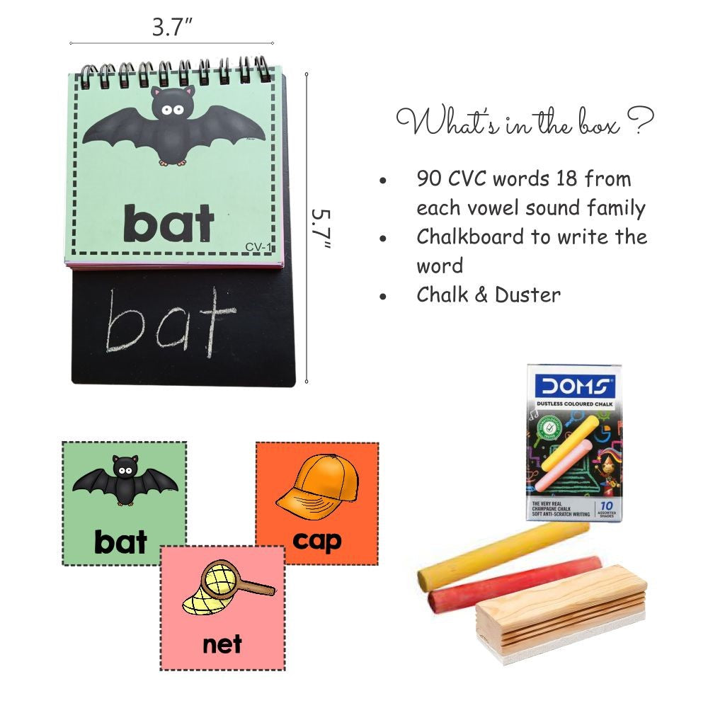 Buy CVC Words Read and Write Flashcards - SkilloToys.com - In The Box