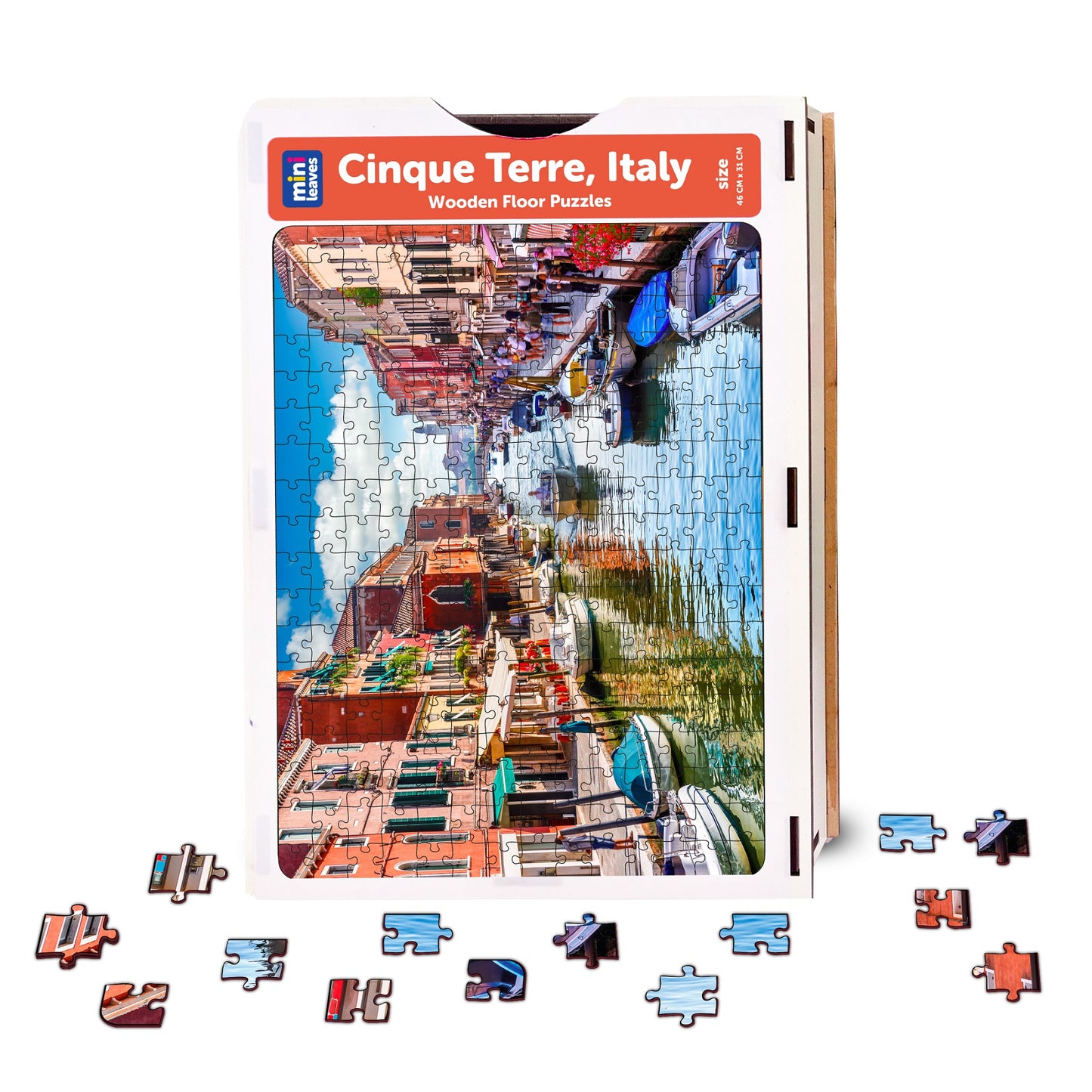 Cinque Terre Wooden Jigsaw Puzzle (252 Pcs)