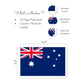 Flags Part 1 Flashcards - Pack of 24