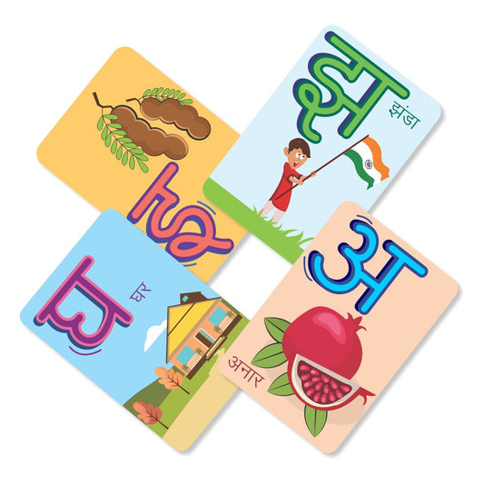 Hindi Flashcards with Activity (Pack of 50 Cards)